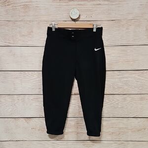 Nike Team Kids Black Softball Pants Small